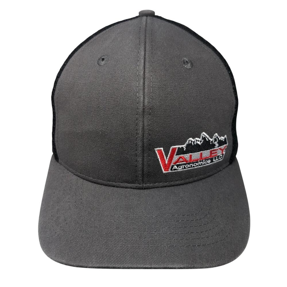 Valley Agronomics LLC Snapback Trucker Hat Gray One Size Embroidered Vie Gear